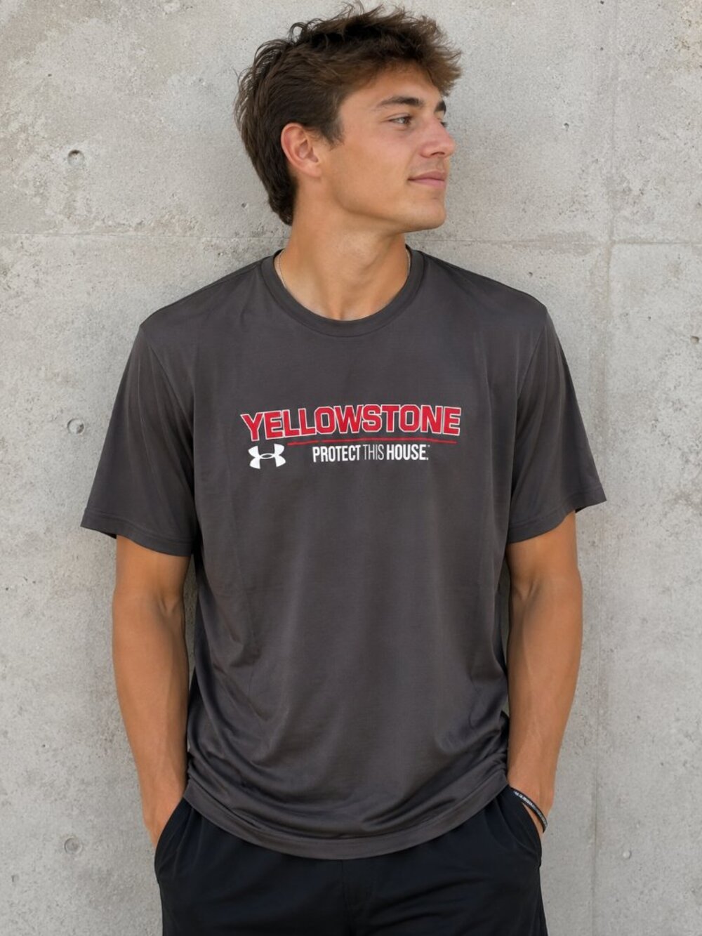 Under Armour Yellowstone "Protect This House" Performance T-Shirt - Medium
